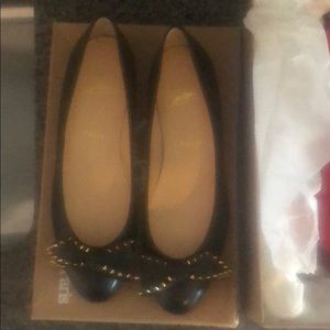 Christian Louboutin brand new black flats sz 7